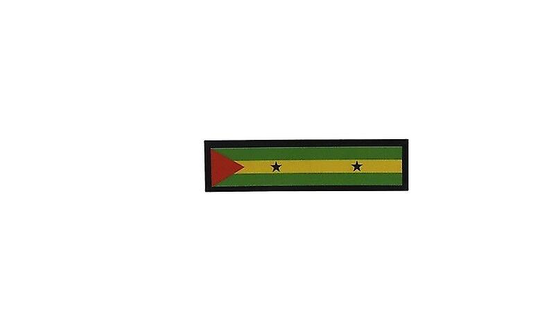 Patch Ecusson Brode Prints Travel Souvenir Backpack Flag Sao Tome Principle