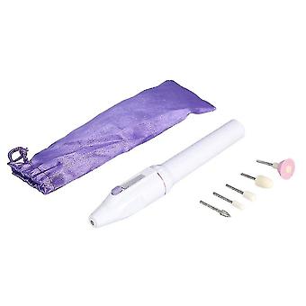 manicure boor - elektrische nagelvijl elektrische manicure nagelpolijster grinder manicure pedicure machine met 5 stuks bits