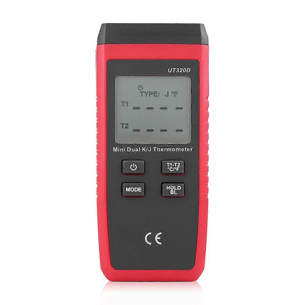 Uni T Mini Contact Type Digital K/J Thermocouple Thermometer with LCD Display for Accurate Temperature Measurement