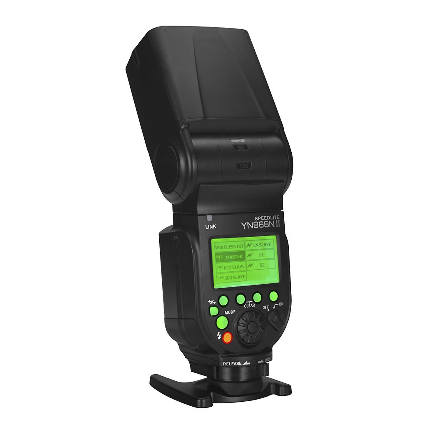 YONGNUO YN968N II Wireless TTL Flash Speedlite 1/8000s HSS Built-in LED Light 5600K for Nikon DSLR C