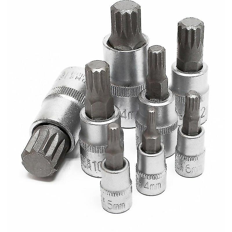 Multi-toothed Xzn Socket Set 8 Pieces M4 - M16