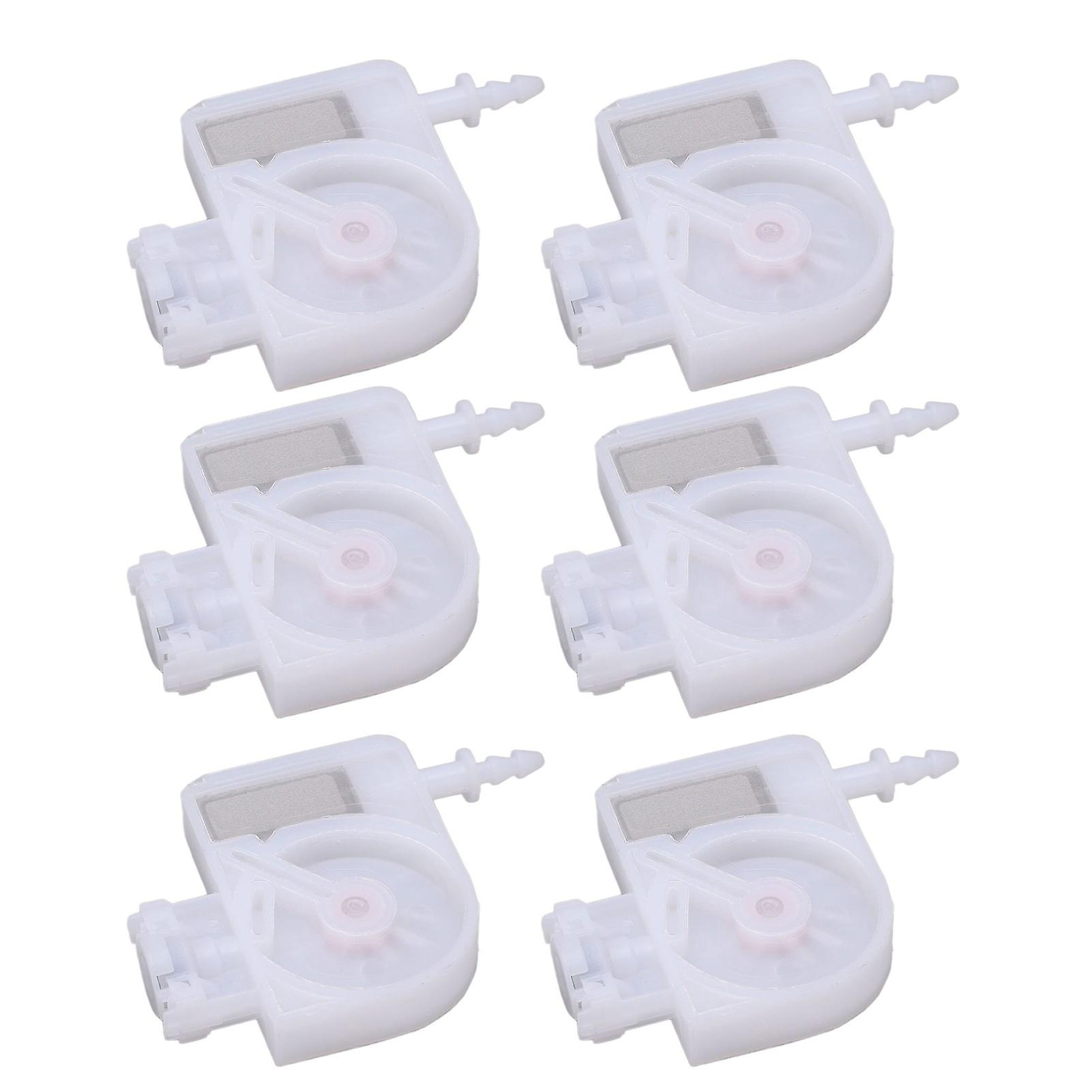 6Pcs Ink Damper Replacement for 4880 DX5 DX6 DX7 Printers White Plug