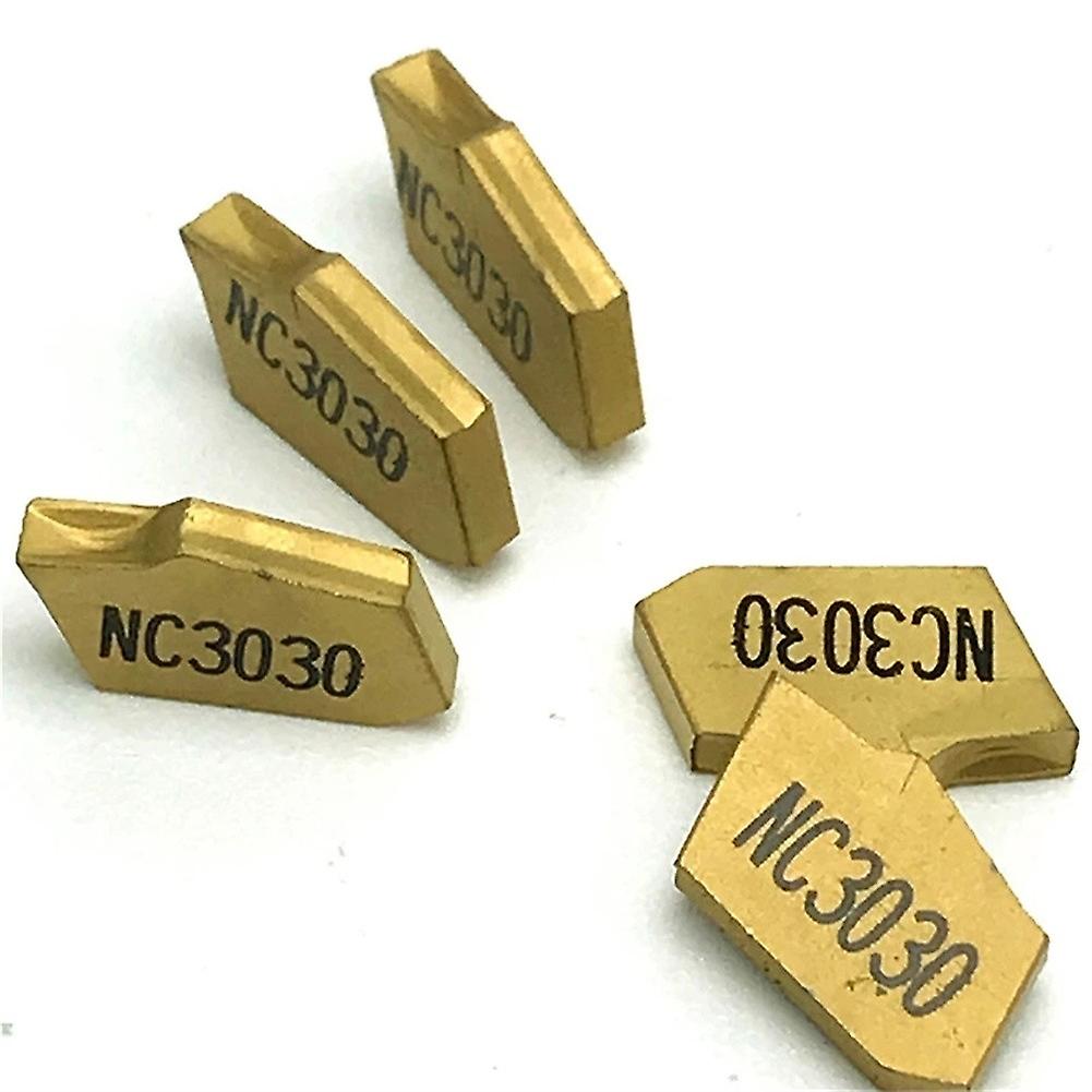 10PCS Grooving Inserts SP300 NC3030 Grooving Carbide Inserts Lathe Tools