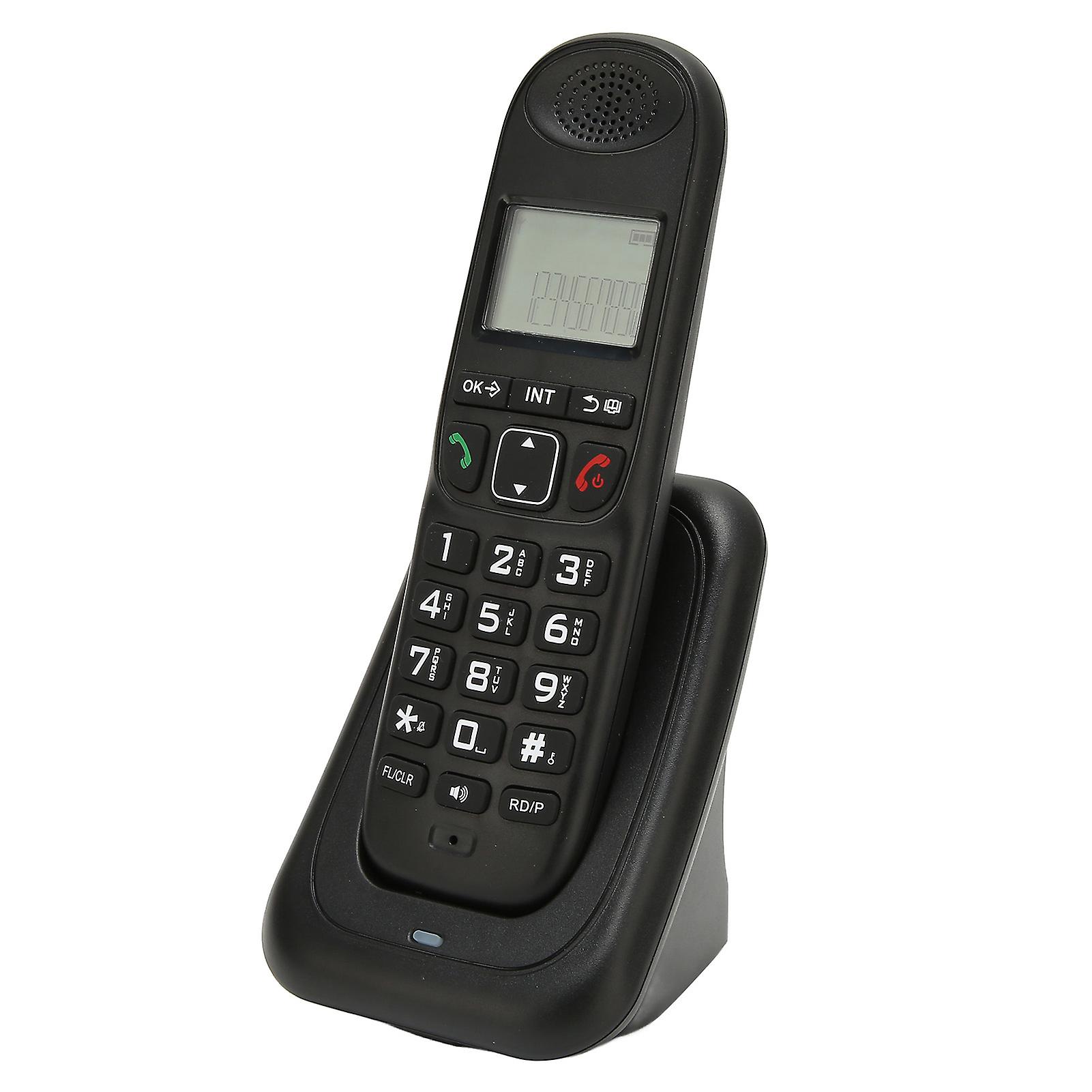 Cordless Phone Caller ID Hands Free Digital Cordless Telephone with LCD Backlight for Home Office US Plug 100?240V