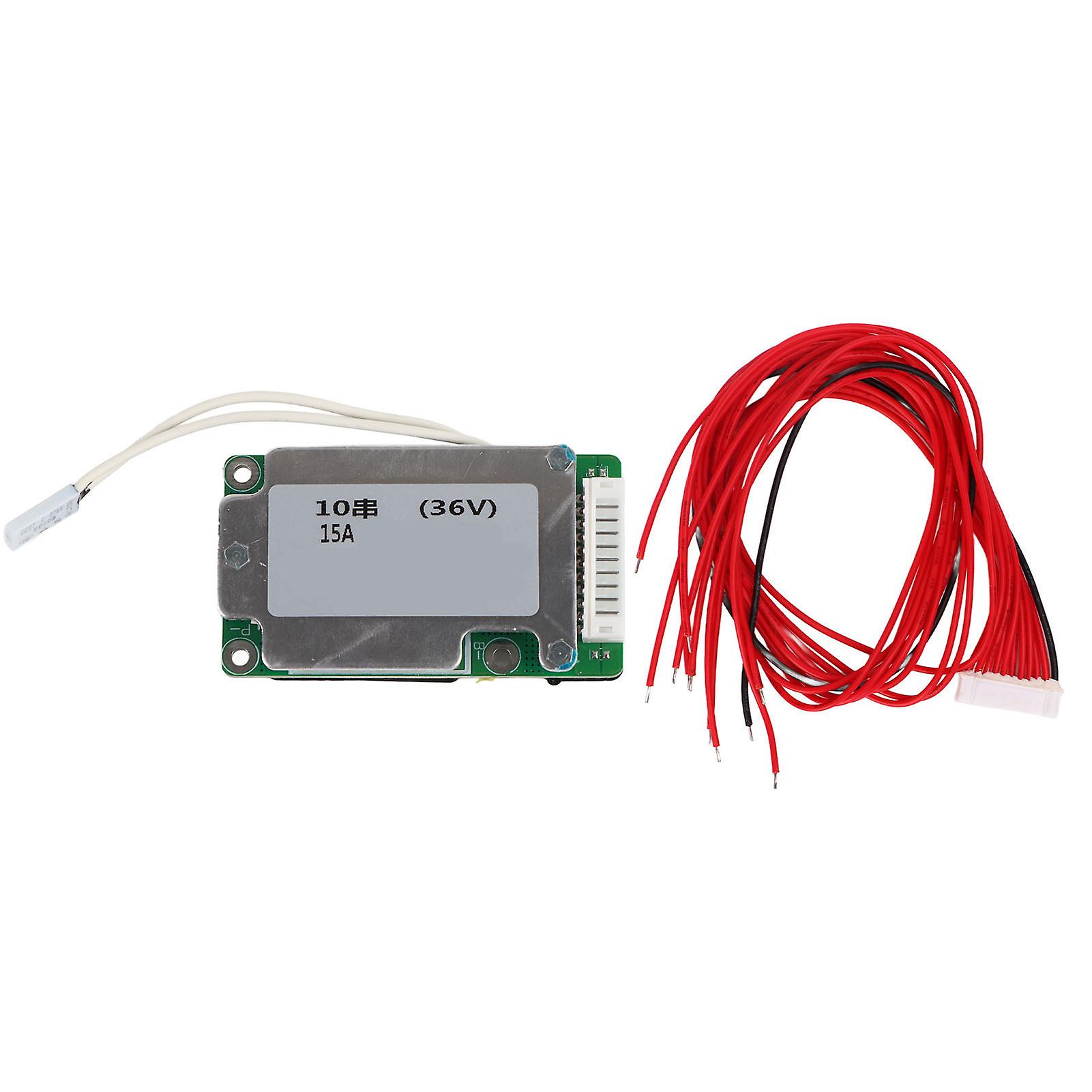 36V 15A 10 Strings 18650 Battery Module BMS Protection Board for Electric Scooter Battery Pack Cell Management System