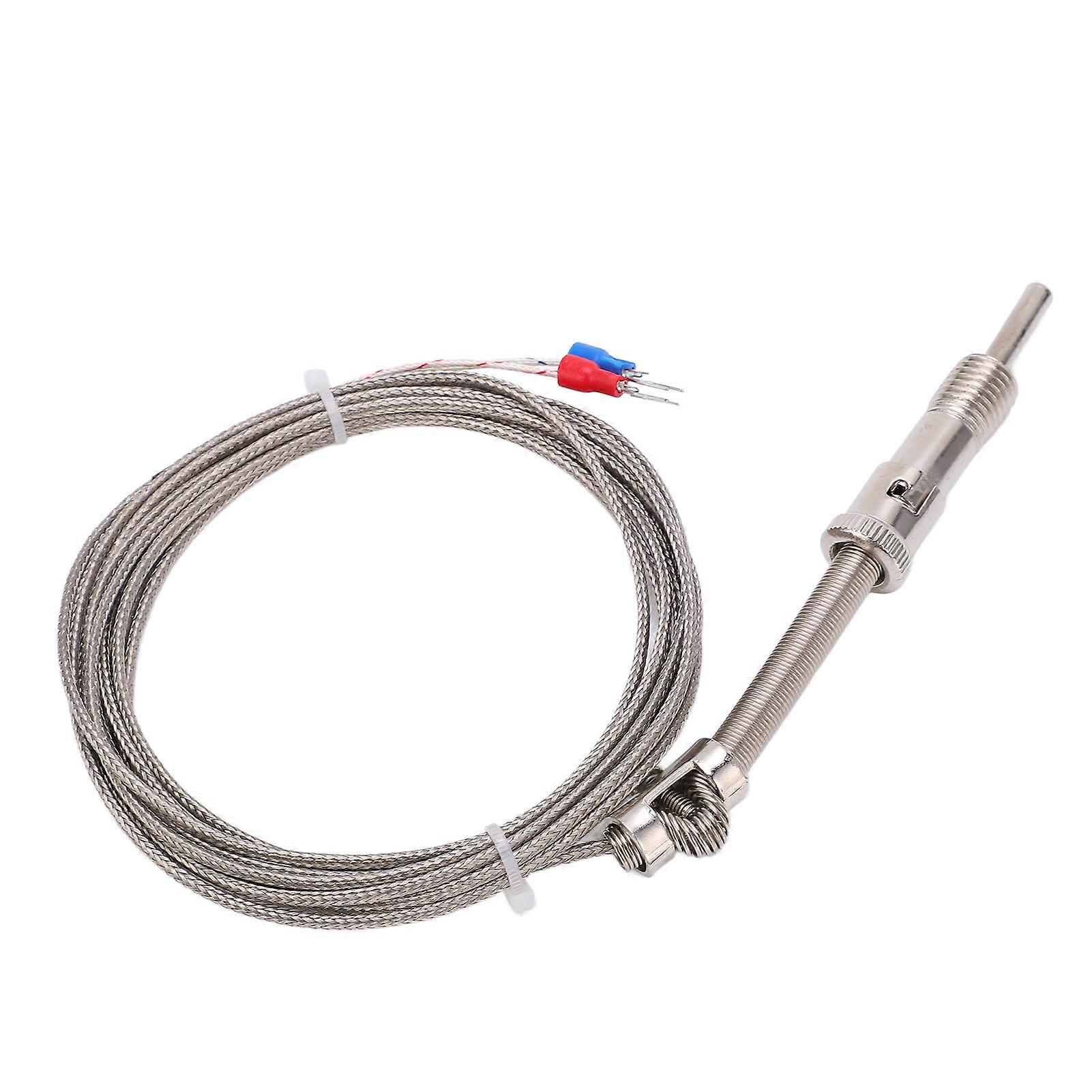 K Type Compression Spring Thermocouple Shielded Thermocouple Wire Probe for Factory3 Meter