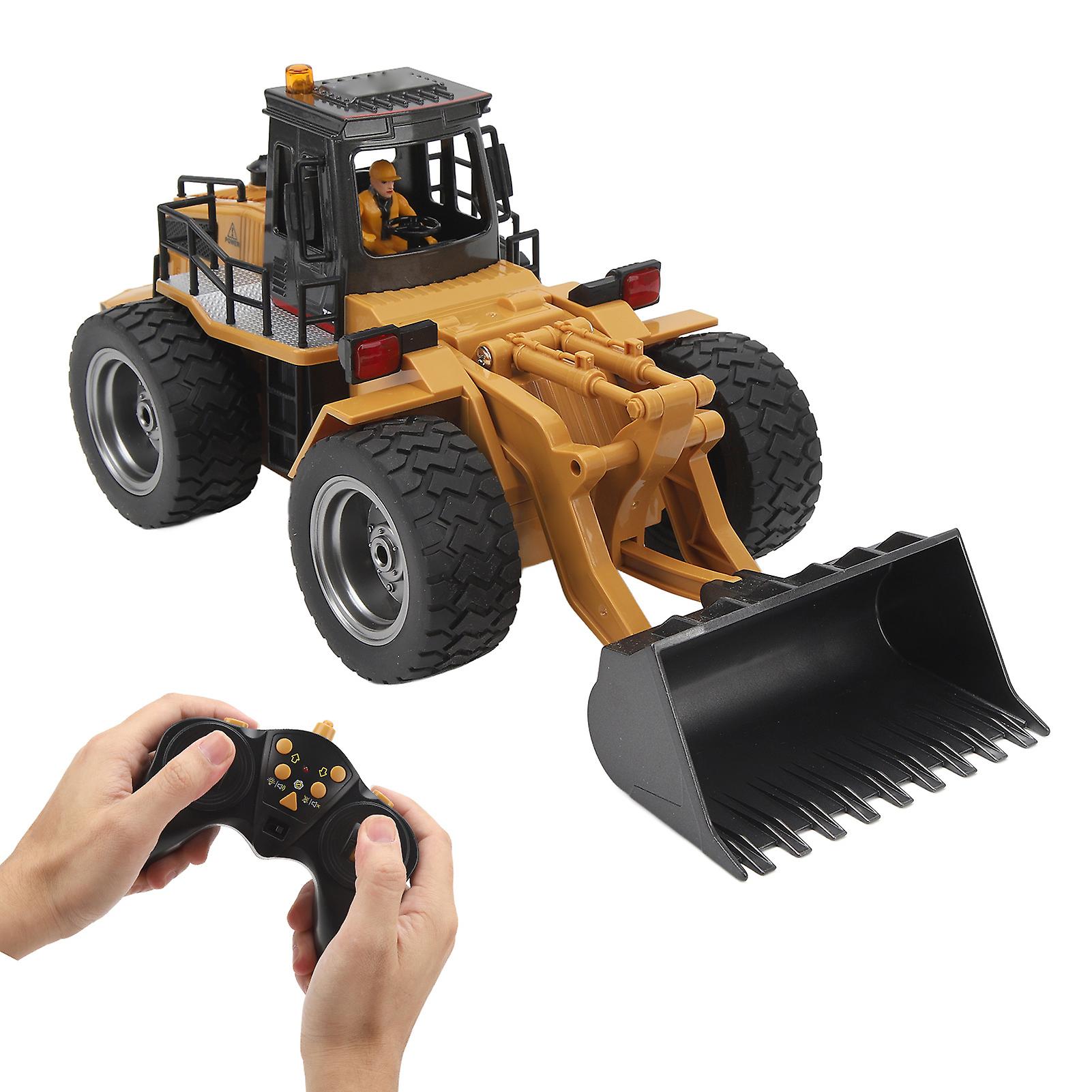 1:18 Alloy Remote Control Pushdozer 2.4Ghz Claybank with Light Sound