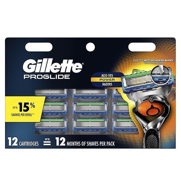 Gillette Proglide barberblader for menn, 12-blads påfyll