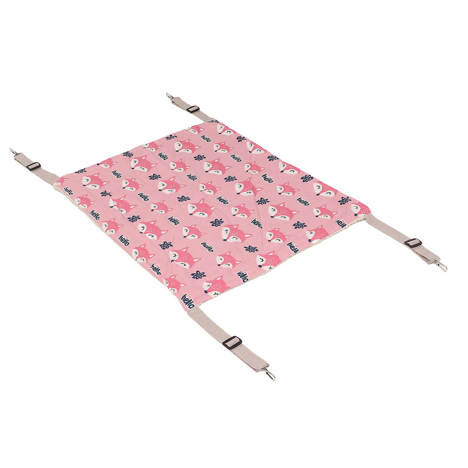 Soft Double Layer Plush Cat Hammock for Small Pets Warm Bed