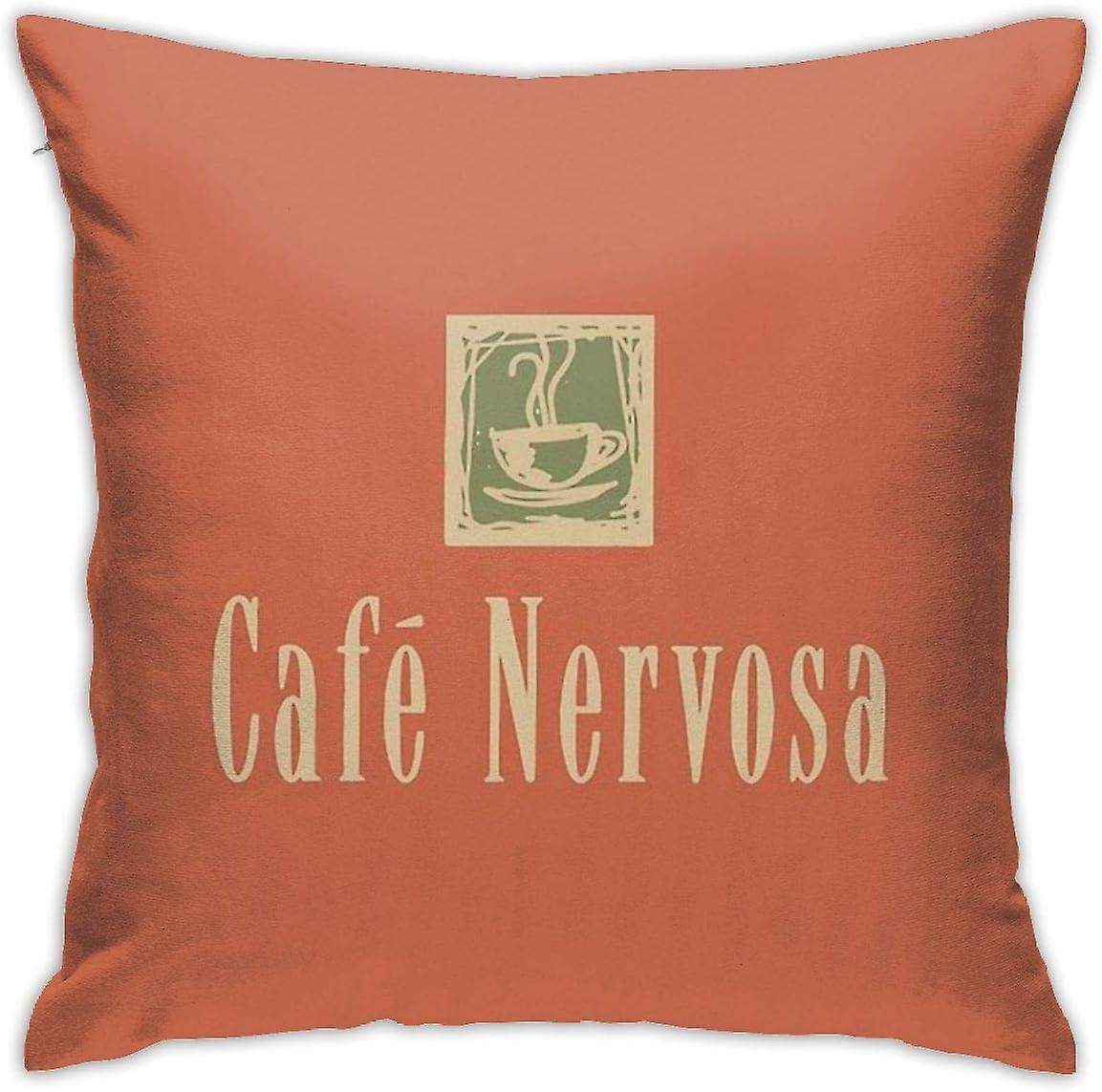 カフェNervosaサインフレイジャーシアトルクッションスロー枕カバーソファ寝室用装飾枕カバー45CM * 45CM AA-2495