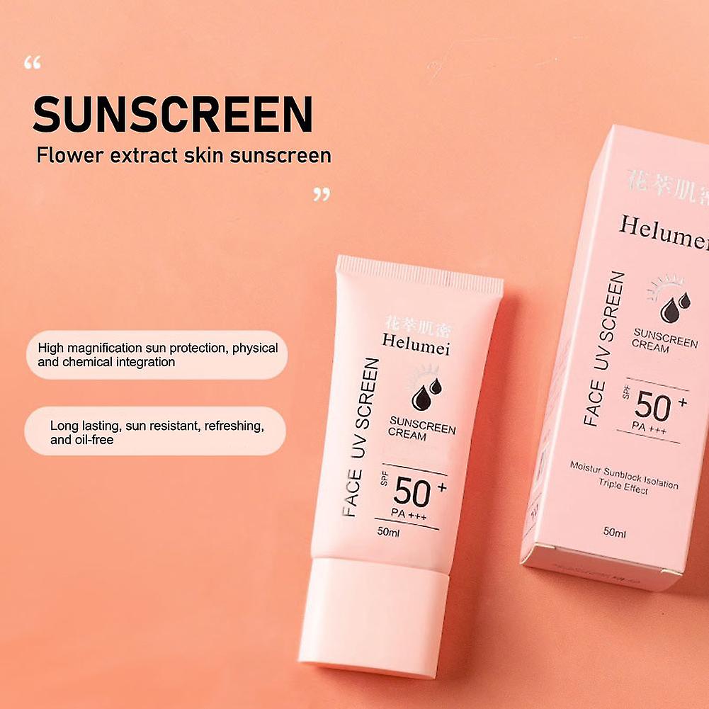 Spf50+ Whitening Sun Block for Face Body Control Oil Refreshing Moisturizing