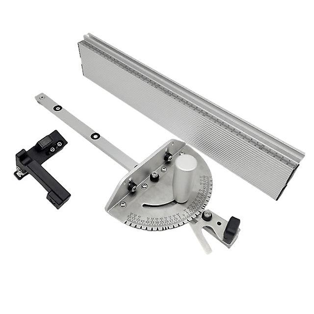 Precision Miter Gauge W/ Aluminum Miter Fence With A Repetitive Cut Flip Stop Table Saw/router Miter Gauge Sawing Assembly Ruler