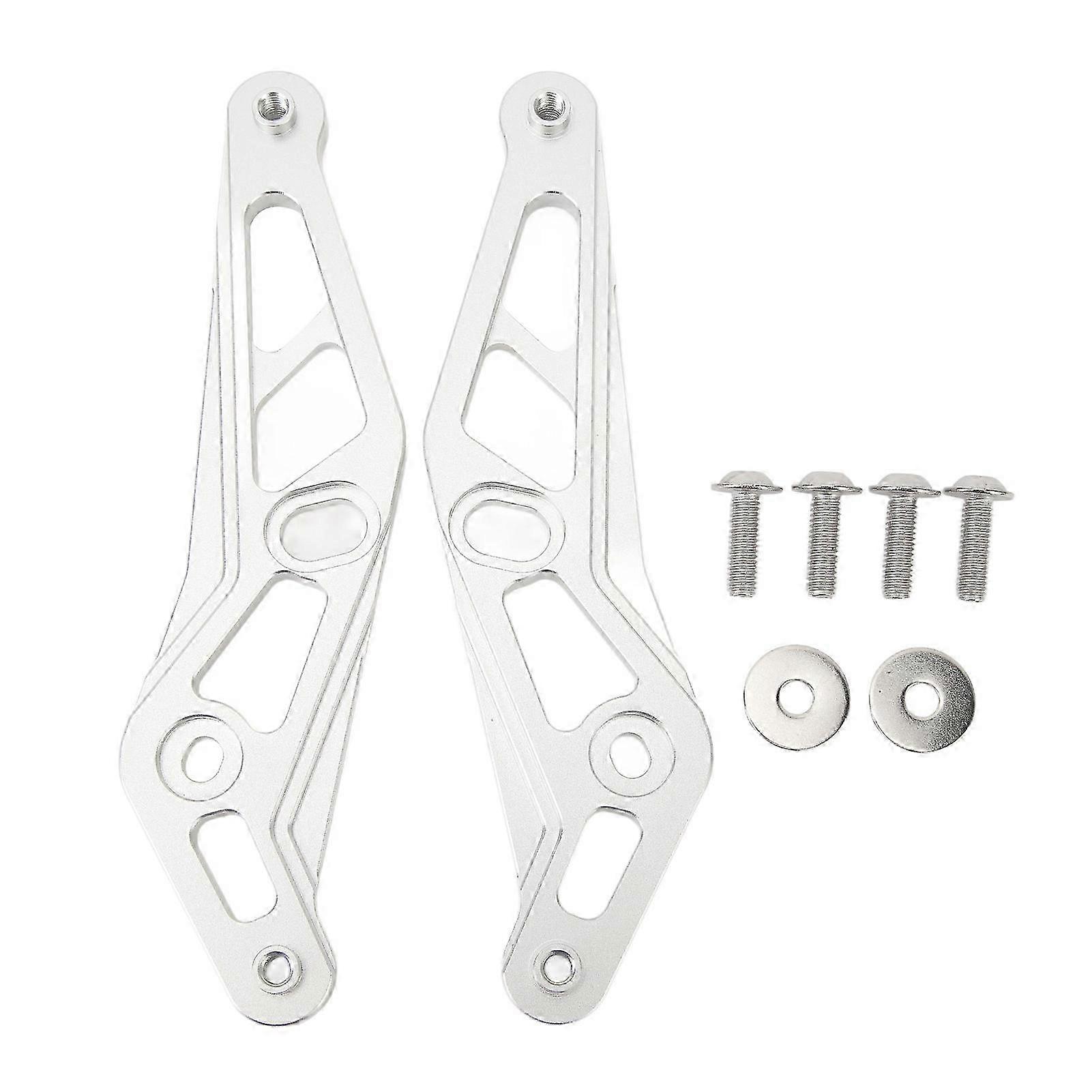 Motorcycle Windshield Bracket Adjustable CNC Aluminum Stable Support High Strength for FORZA125 FORZA350 NSS350 Silver