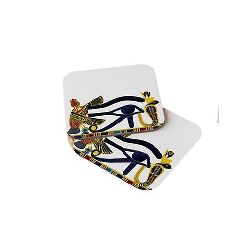 Horus Egypt Wood Coasters Set For Home Decore