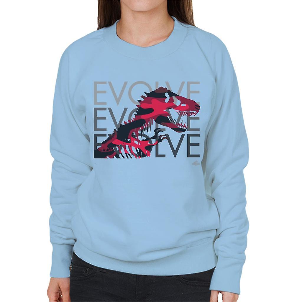 Jurassic Park T Rex Evolve Evolve Evolve Women's Sweatshirt