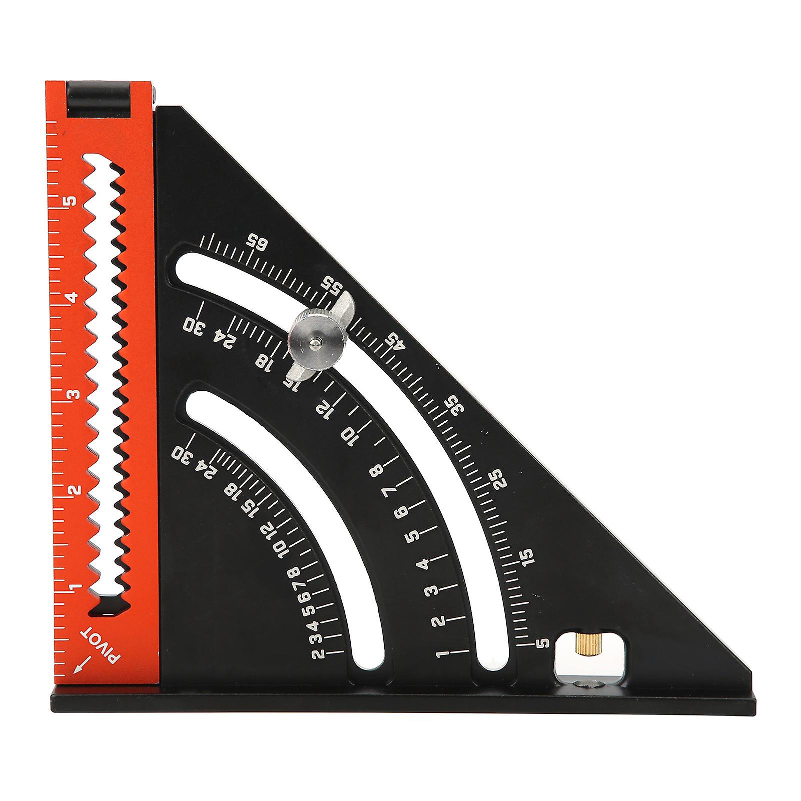 Multifunctional Folding Aluminum Alloy Triangle Angle Ruler Woodworking Measuring Tools 0 - 290mm