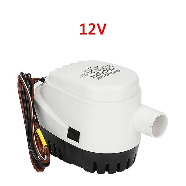 12/24V Automatic Boat Bilge Pump Auto Float Switch DC Submersible Electric Water Pump