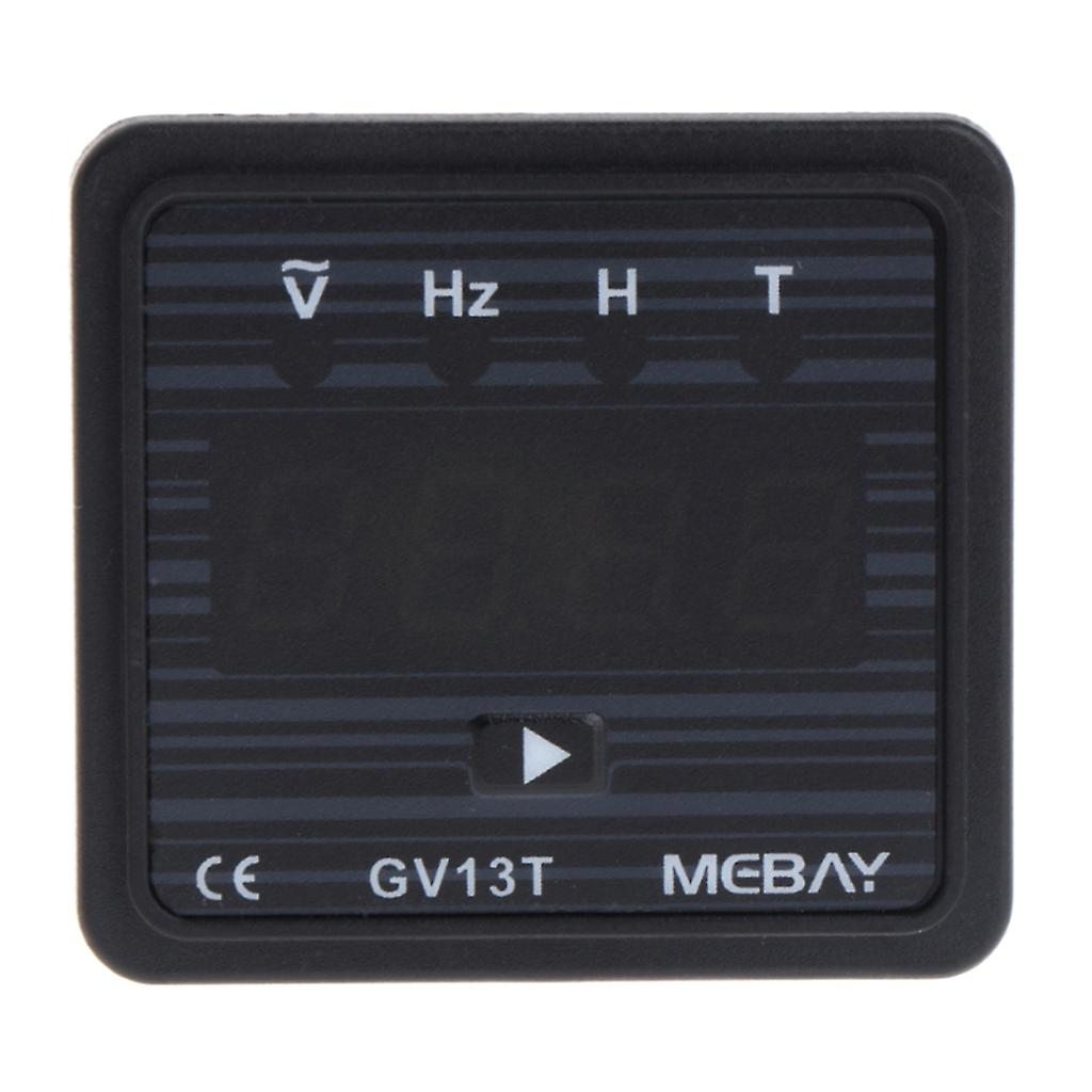 Portable Diesel Generator Digital Voltmeter Frequency Hour Test Panel Meter