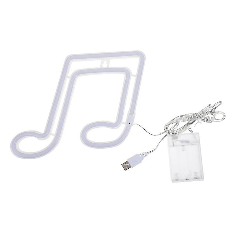 1pcs Note Shape Neon Sign