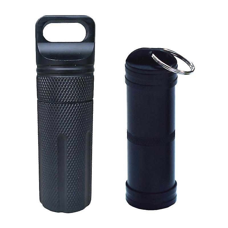 2pcs Aluminum Alloy Medicine Bottle