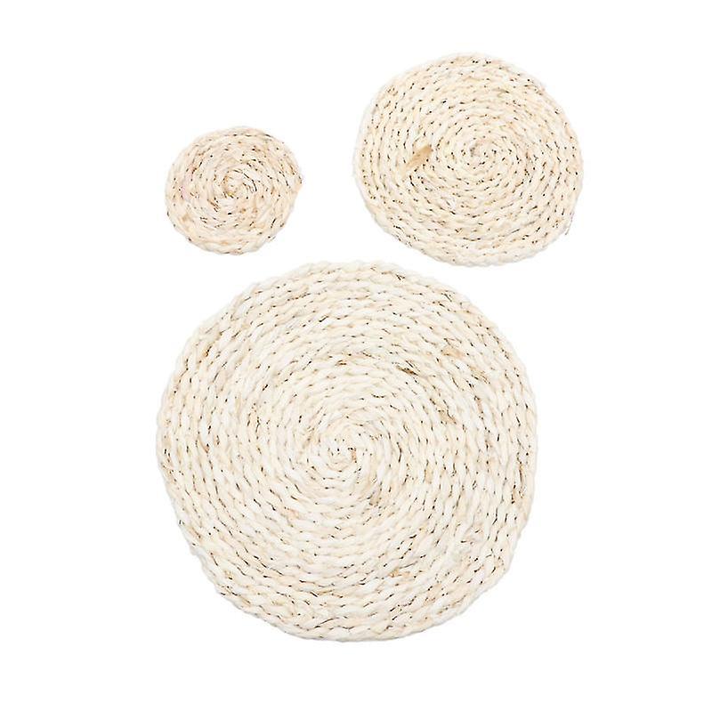 3pcs Placemat Straw