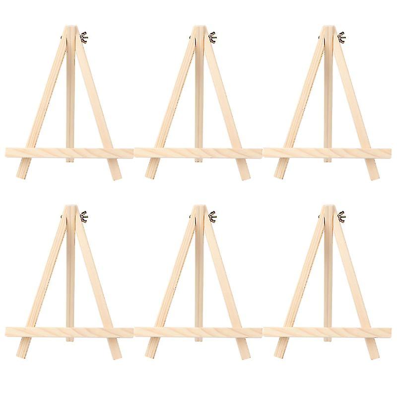 6pcs Tabletop Wood Display