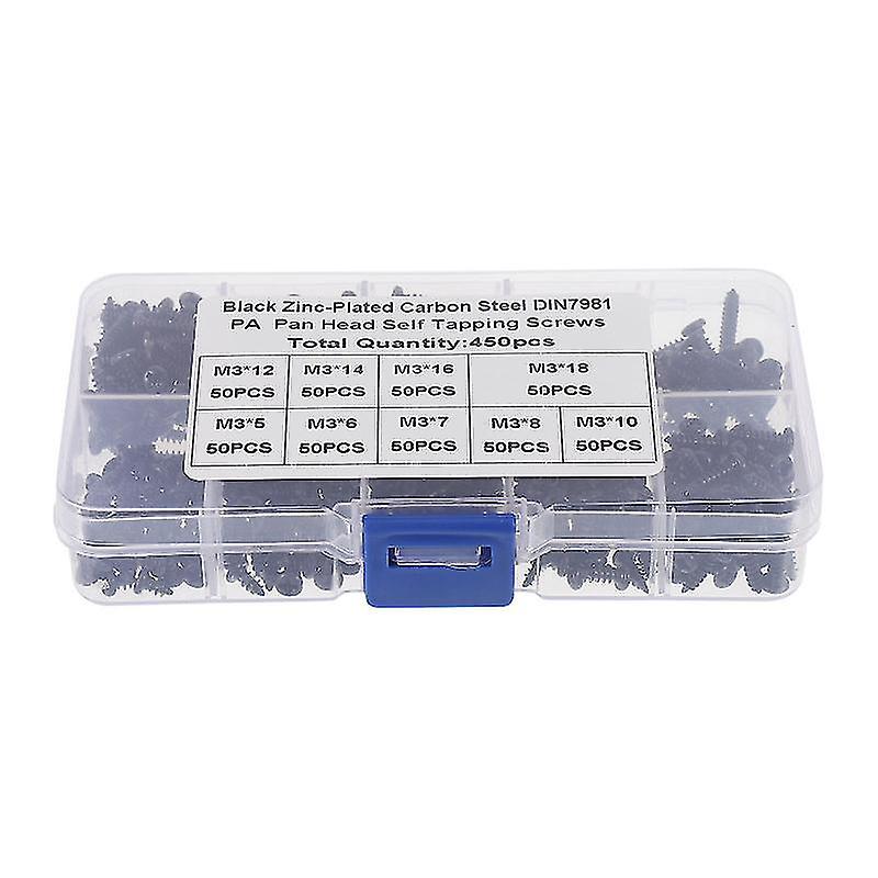450pcs Self Tapping Screws