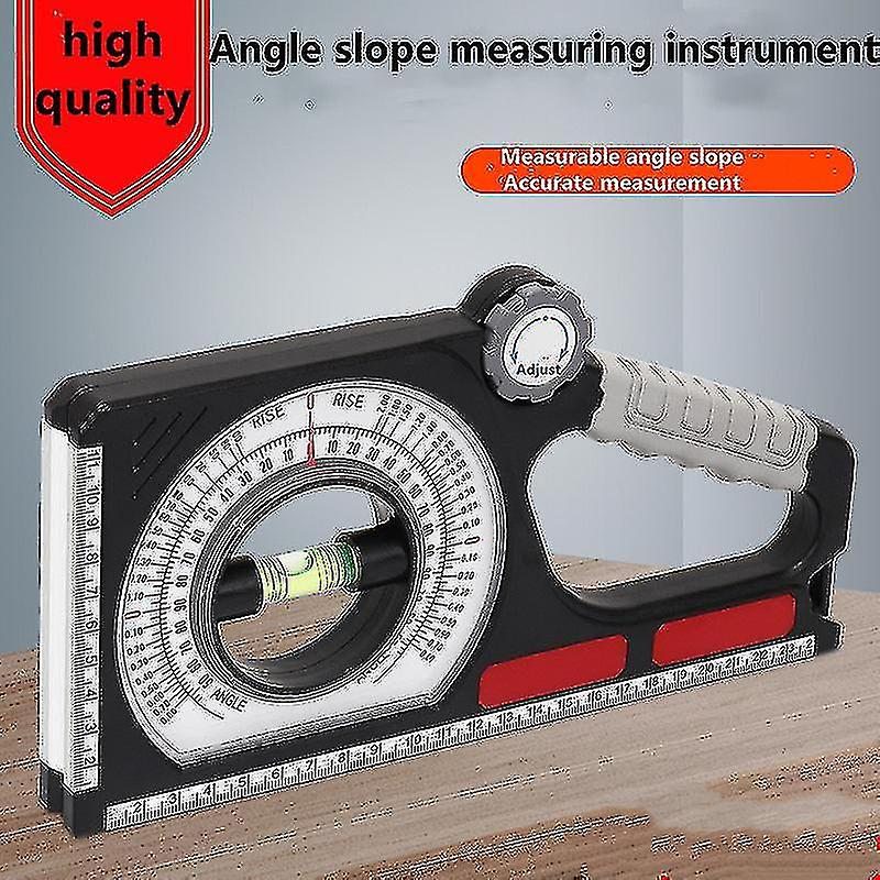 High Precision Angle Slope Measuring Instrument Magnetic Level Bubble Inclinometer Protractor Angle Finder Slope Scale Level-rx