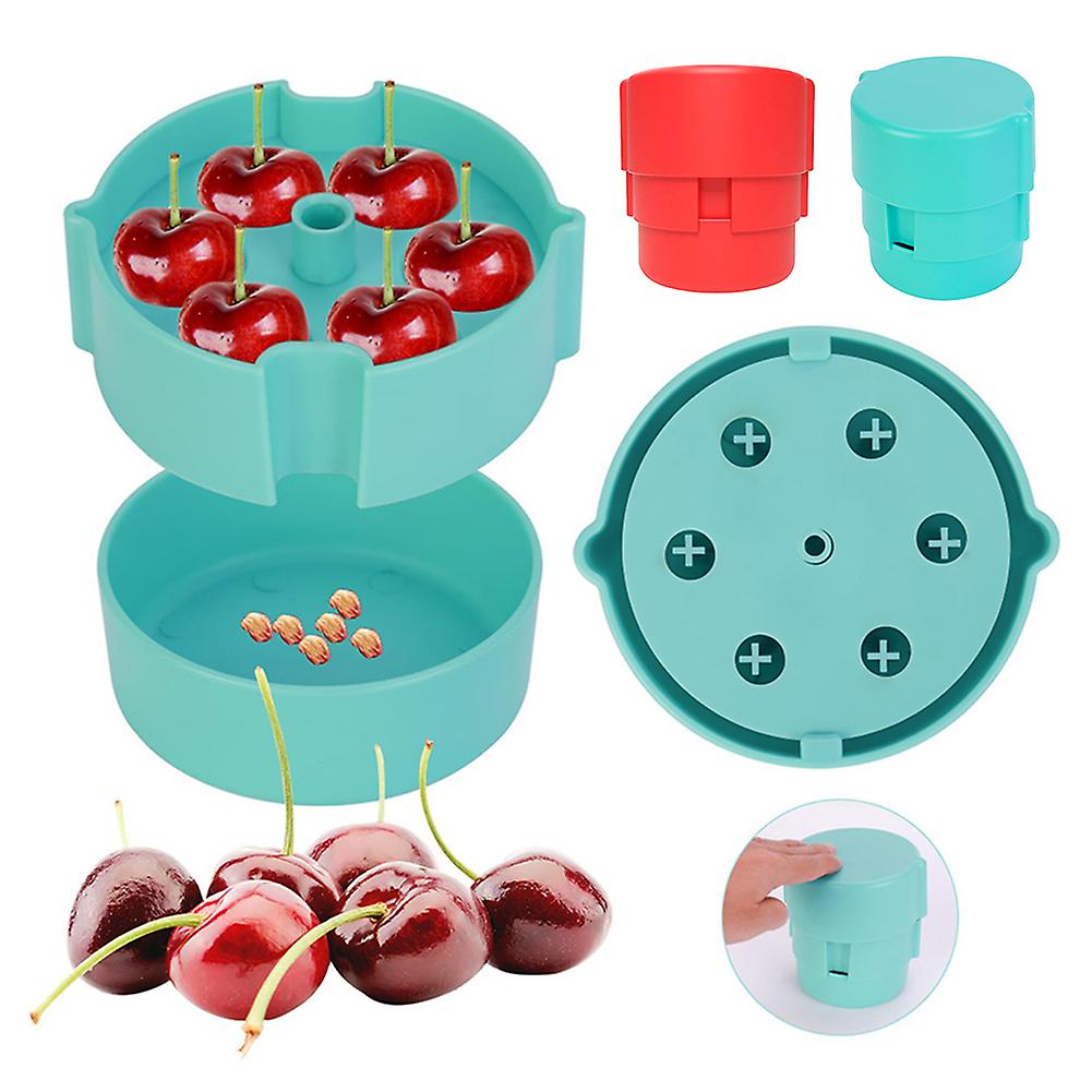 6 Cherries Cherry Pitter Tool Labor-Saving Push Down Cherry Corer Pitting Tool for Fruit Preparations
