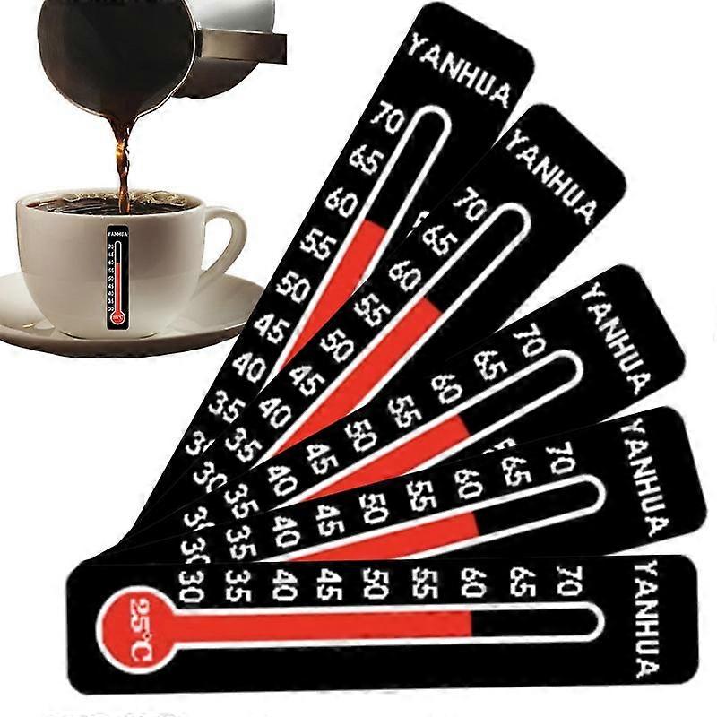 Stick On Temperature Strips Adhesive Temperature Strip For Brewing 5pcs Aquarium Sticker Temperature Display Adhesive For Wine