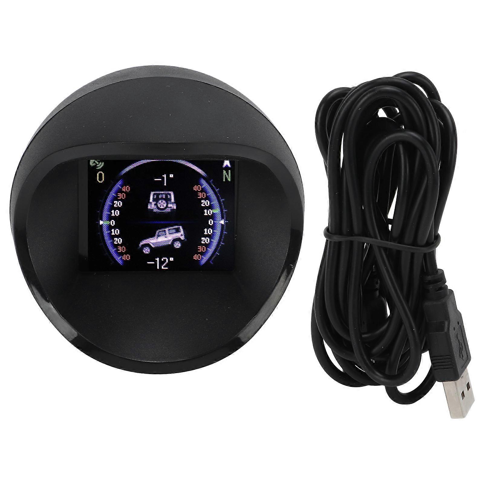 Digital HUD OBD2 GPS Mode with Inclinometer Compass Speed RPM Warning Function Universal for Cars SUVs RVs E2U911