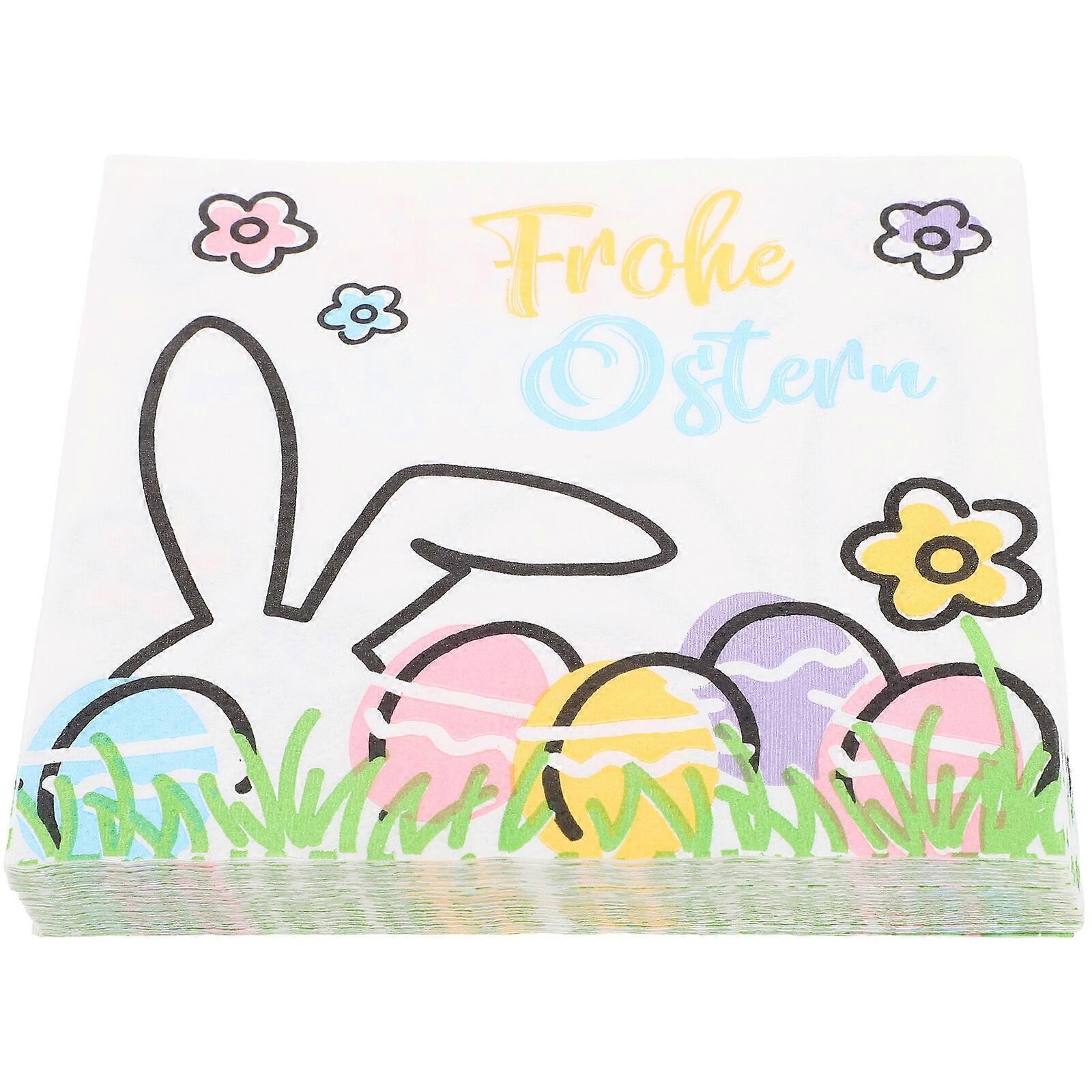 100 Sheets Easter Napkins Easter Paper Napkins Easter Napkins Paper Easter Paper
