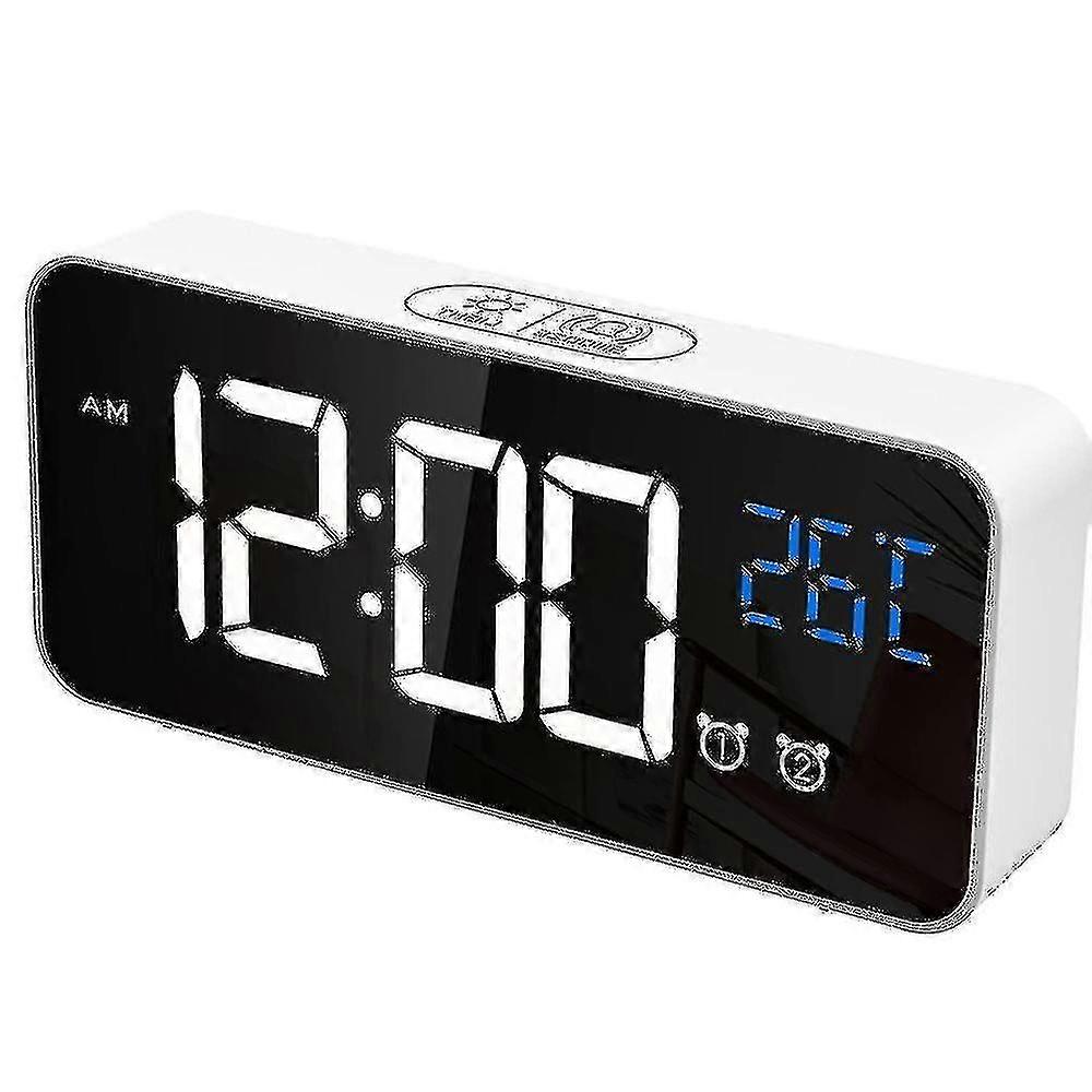 Large Digital Alarm Clock For Visually Impaired - Big Electric Clock For Bedroom Jumbo Number Display Fully Dimmable