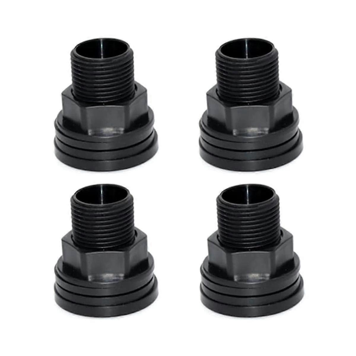 PVC الحاجز المناسب مزدوج الخيوط الحاجز خزان المياه موصل لبراميل المطر أحواض السمك المياه