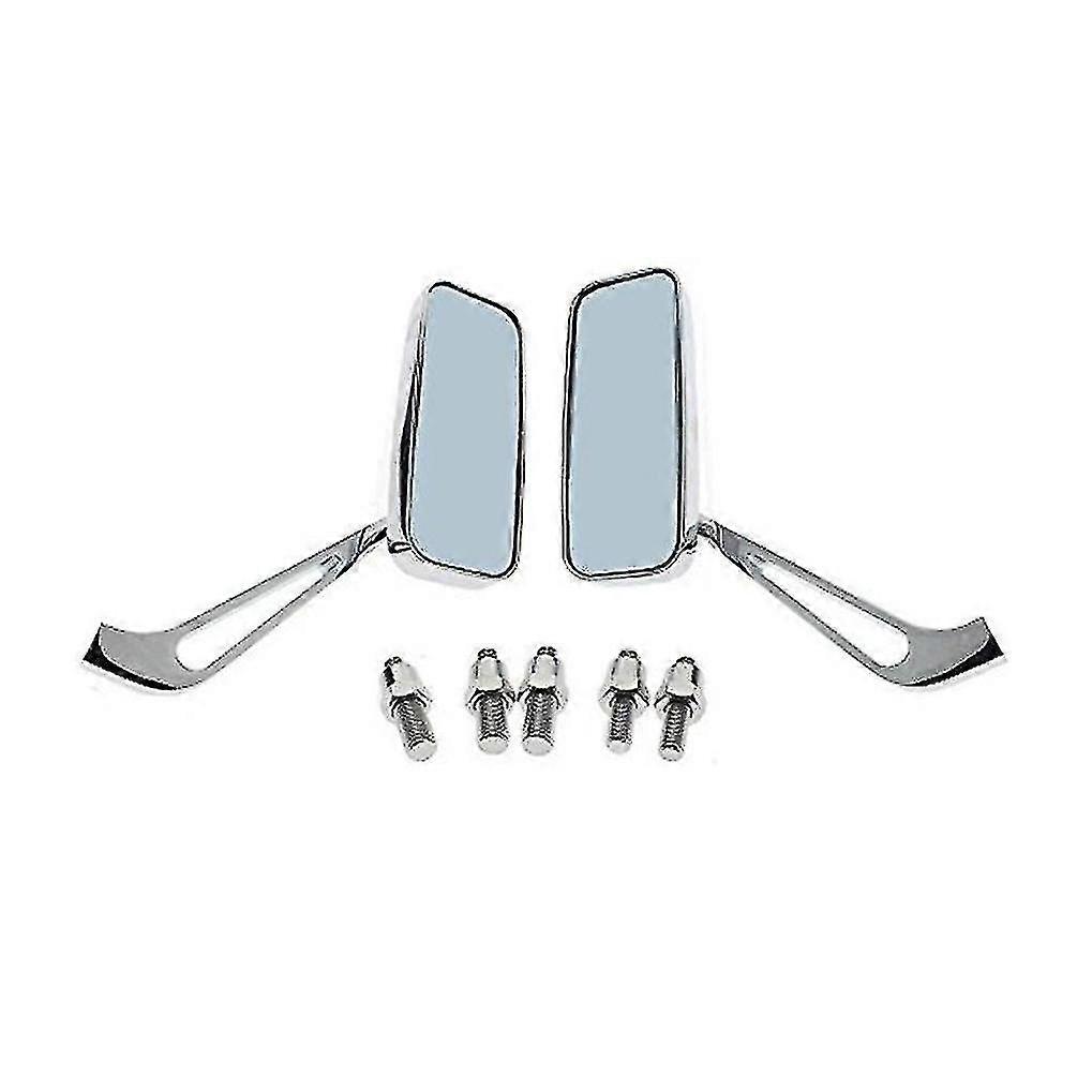 Motorcycle Rearview Mirrors Chrome 8/10mm For
