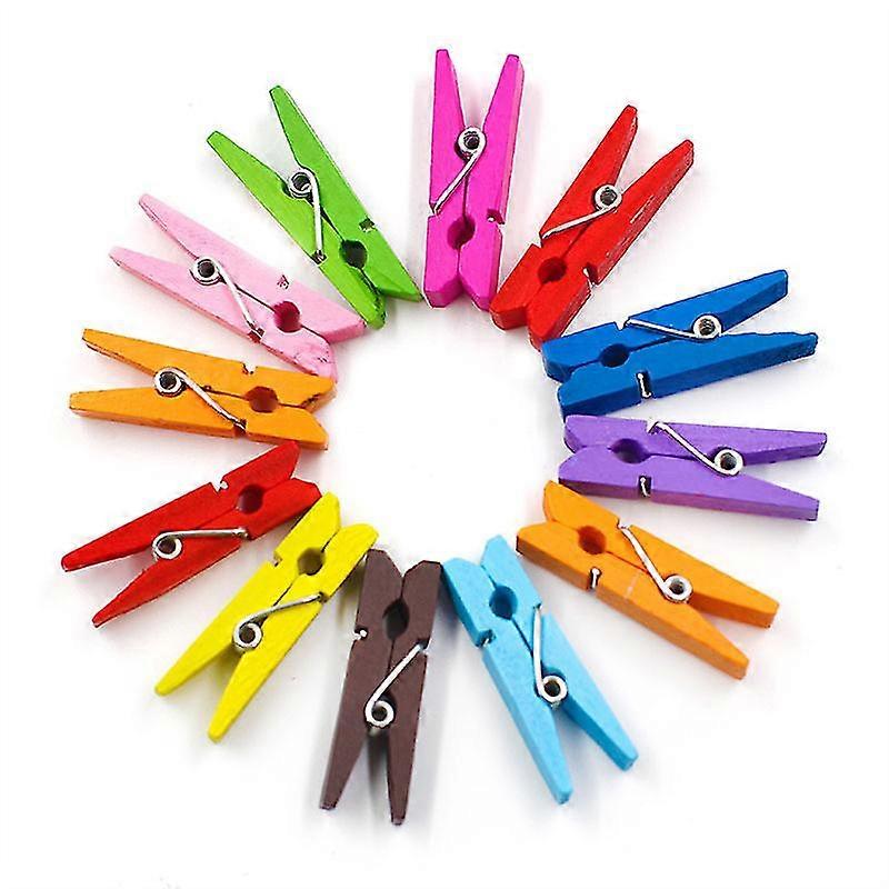 20 Pieces Clothesclips Set Clothespins Durable Windproof Laundry Pegs