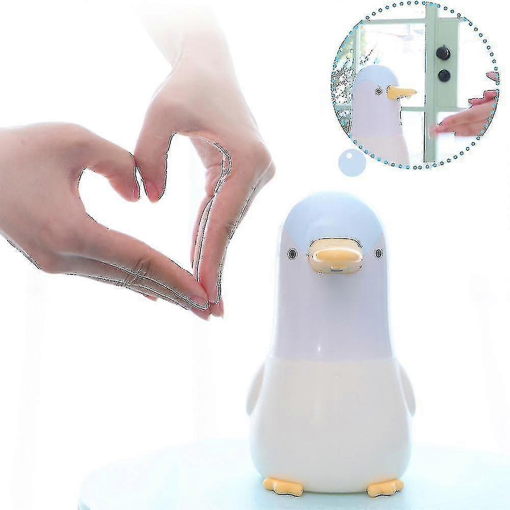 400ml Cute Penguin Shape Foaming Hand Soap Automatic Soap Dispenser Touchless Infrared Motion Sensor Sanitizer Soap Walk  SZRH A-F