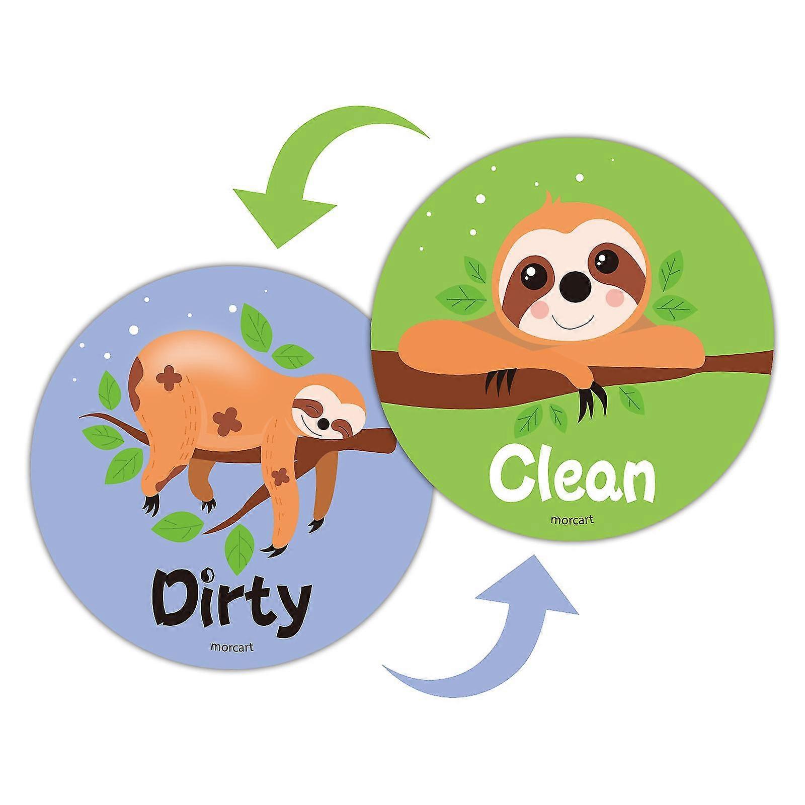 powerful kitchen flip magnet dishwasher indicator with adhesive magnetic sheet