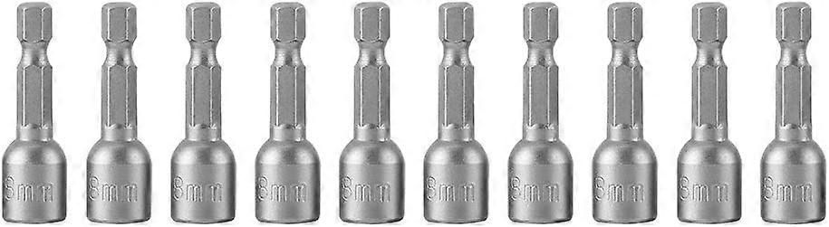 10pcs Magnetic Hexagon Hex Bit Set with Magnetic Hex Bits and Hex Sockets for Hex Socket Drill Bit