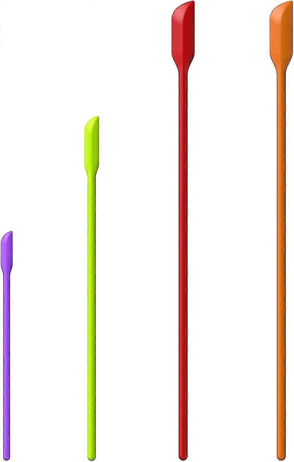 Silicone Spatula Set, Small Spatula, Mini Jar Scraper, Makeup Spatula, Multifunction Mini Silicone Scraper, Skincare Spatula, Beauty Spatulas, Mini Sp