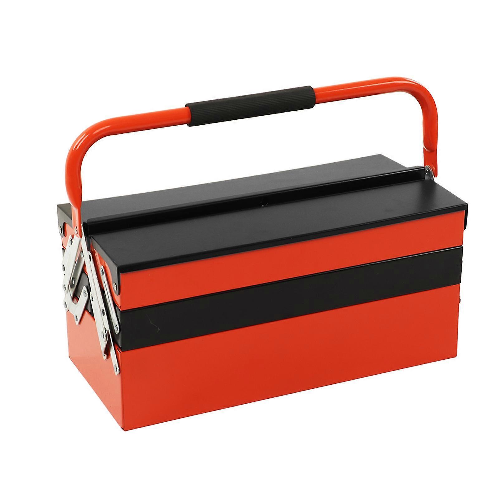 5 Tray Tool Storage Box Multifunctional 3 Layer Metal Folding Portable Toolbox Cantilever Type