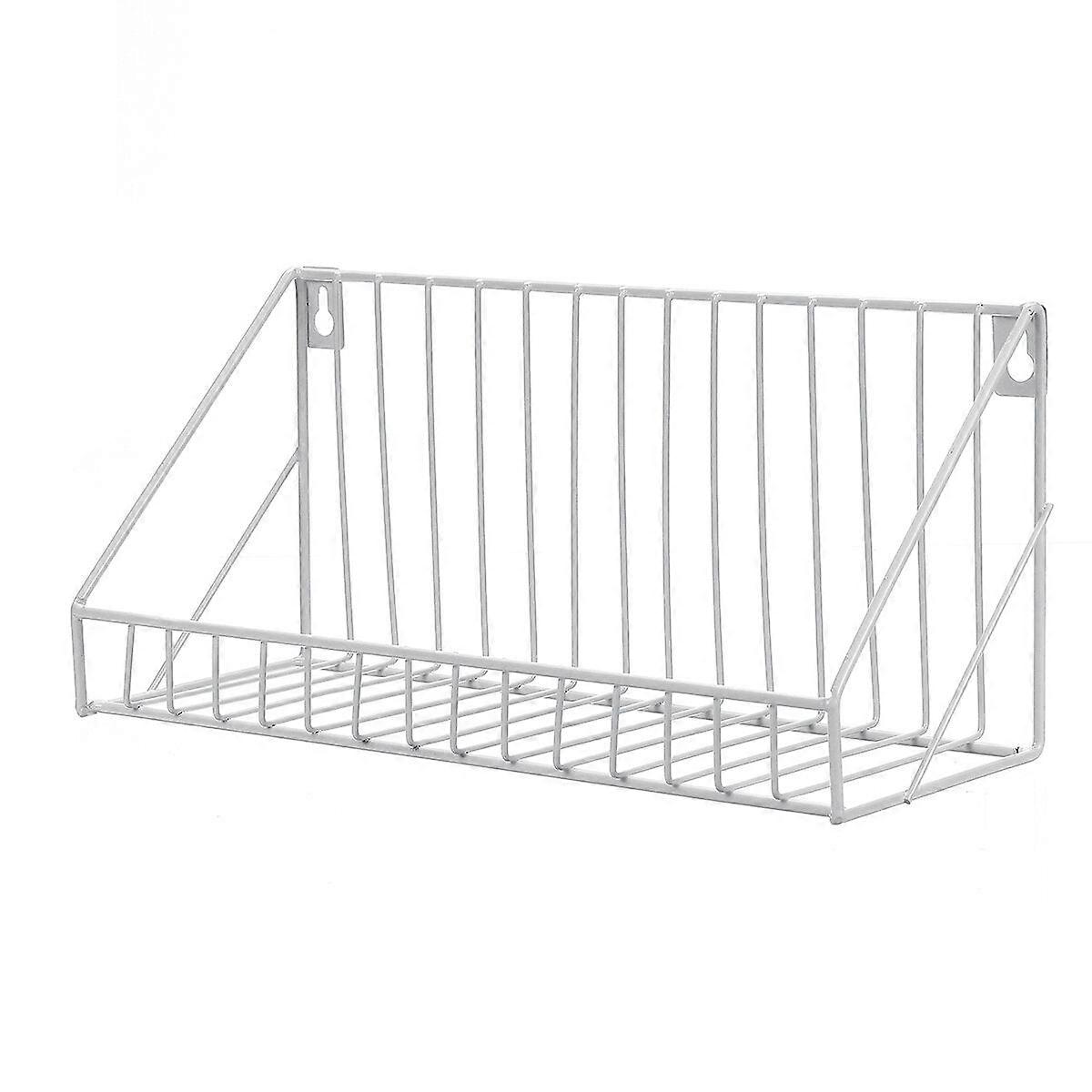 Vintage Creative Wall Storage Rack Industrial Style Iron Shelf Holder Display Home Decor