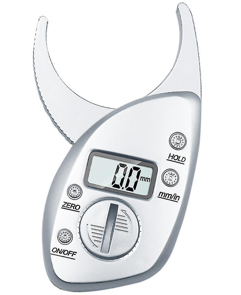 Fat measuring instrument with LCD Display, fat clampï¼ˆSilverï¼‰