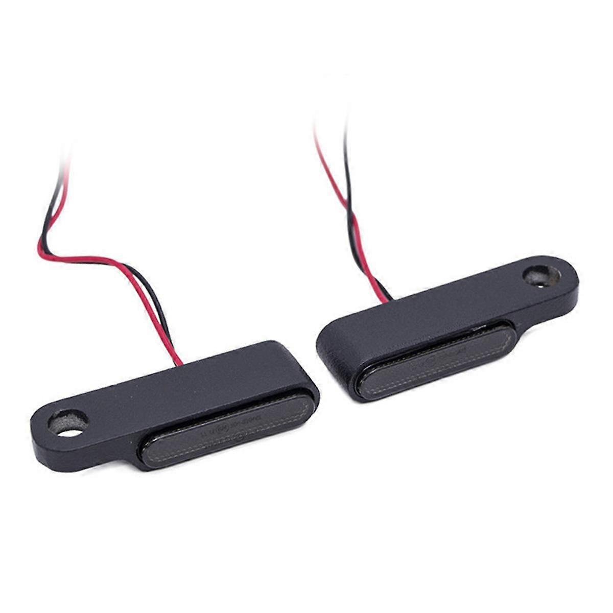 2PCS Motorcycle Turn Signals 6LED Motorcycle Blinkers Indicators Amber Lamp Handlebar Light for Mot