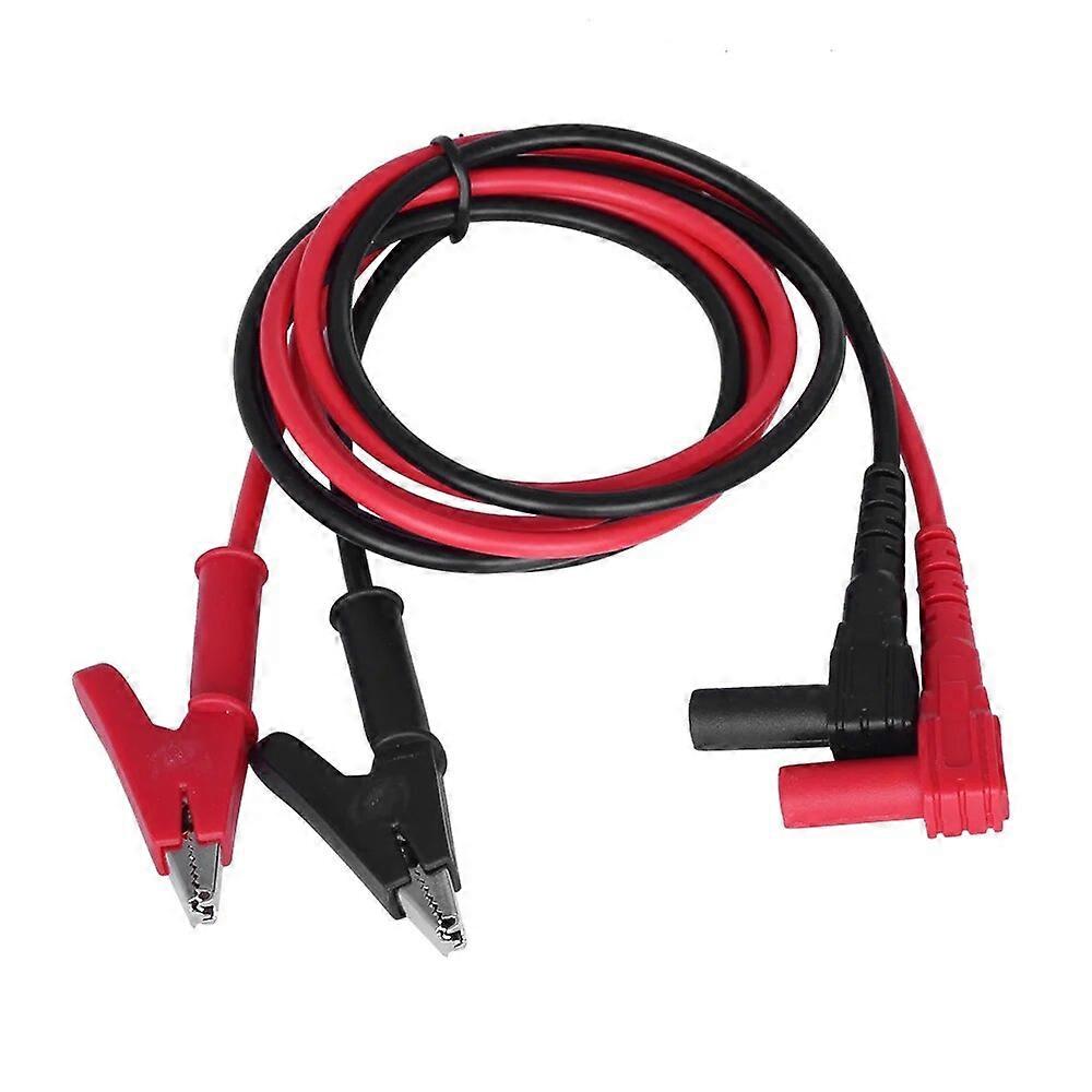 90CM T1101 Multimeter Wire Clip High Quality Insulated Test Lead Wire Line Multimeter Alligator Clip Crocodile Clamp 20A