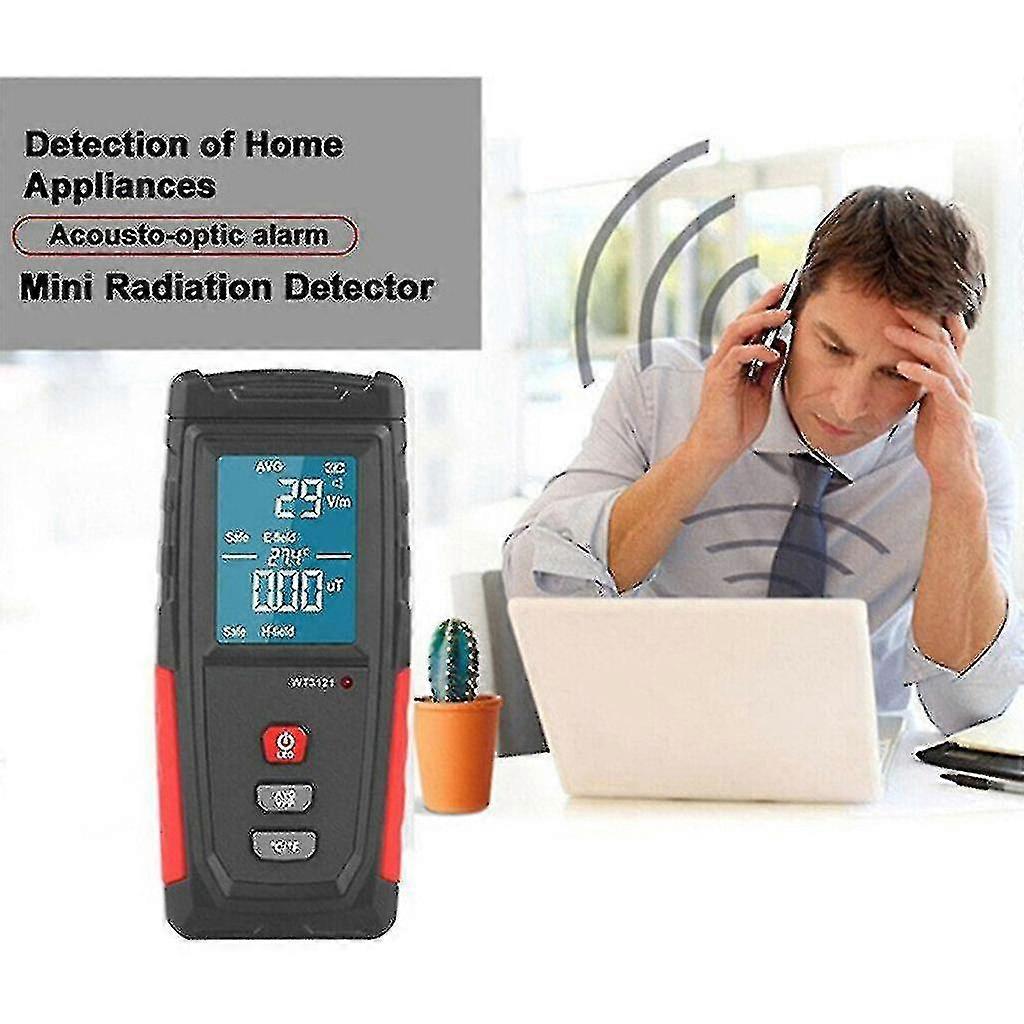 Mini radiation meter tester detector electromagnet lcd emf meter detector