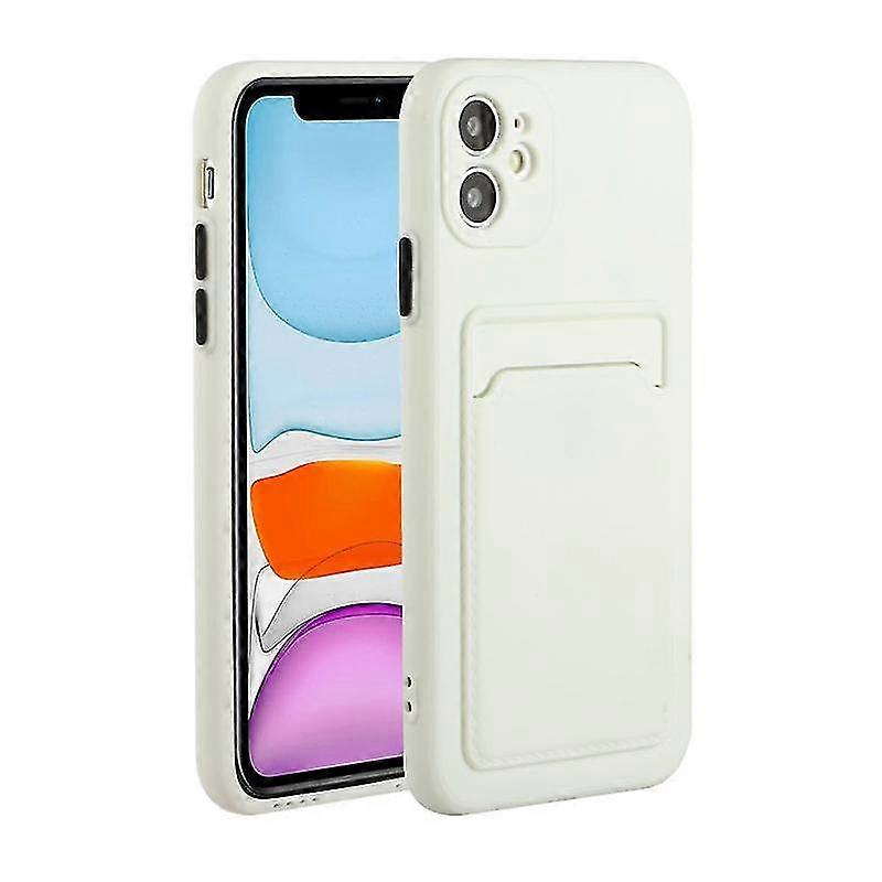 For Iphone 12 Card Slot Design Shockproof Tpu Protective Case