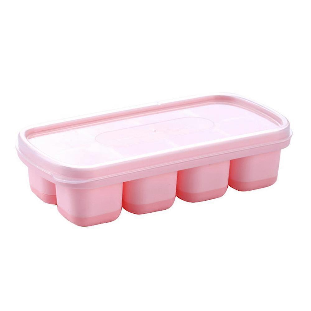 Ice Cubes Tray Easy Release BPA Free with Leak Proof Lid for Drinks Baby Foods