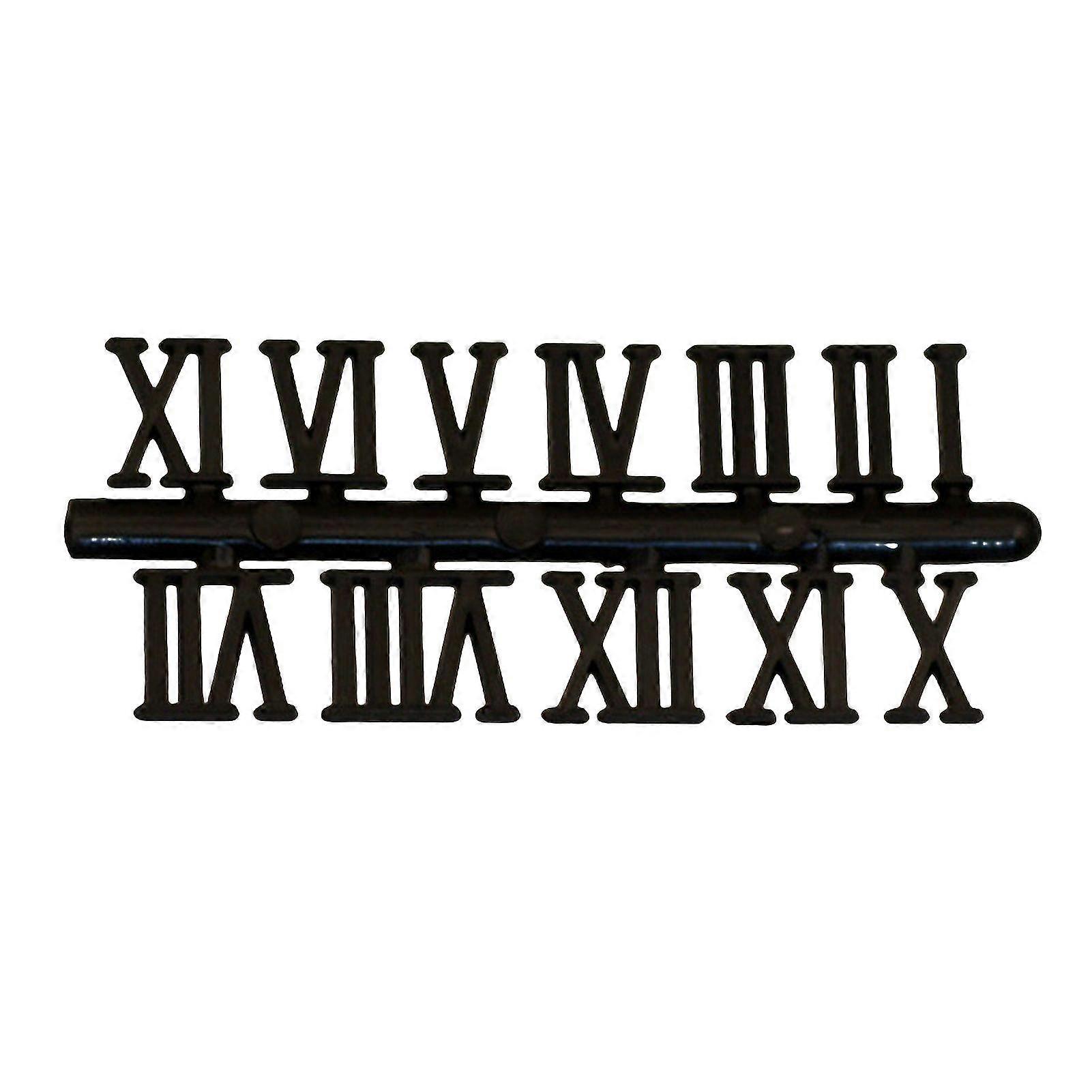 Roman Number Clock Numerals Kit Black/silver/gold Clock Roman Numerals Set For Clock Panel Digital Replacement