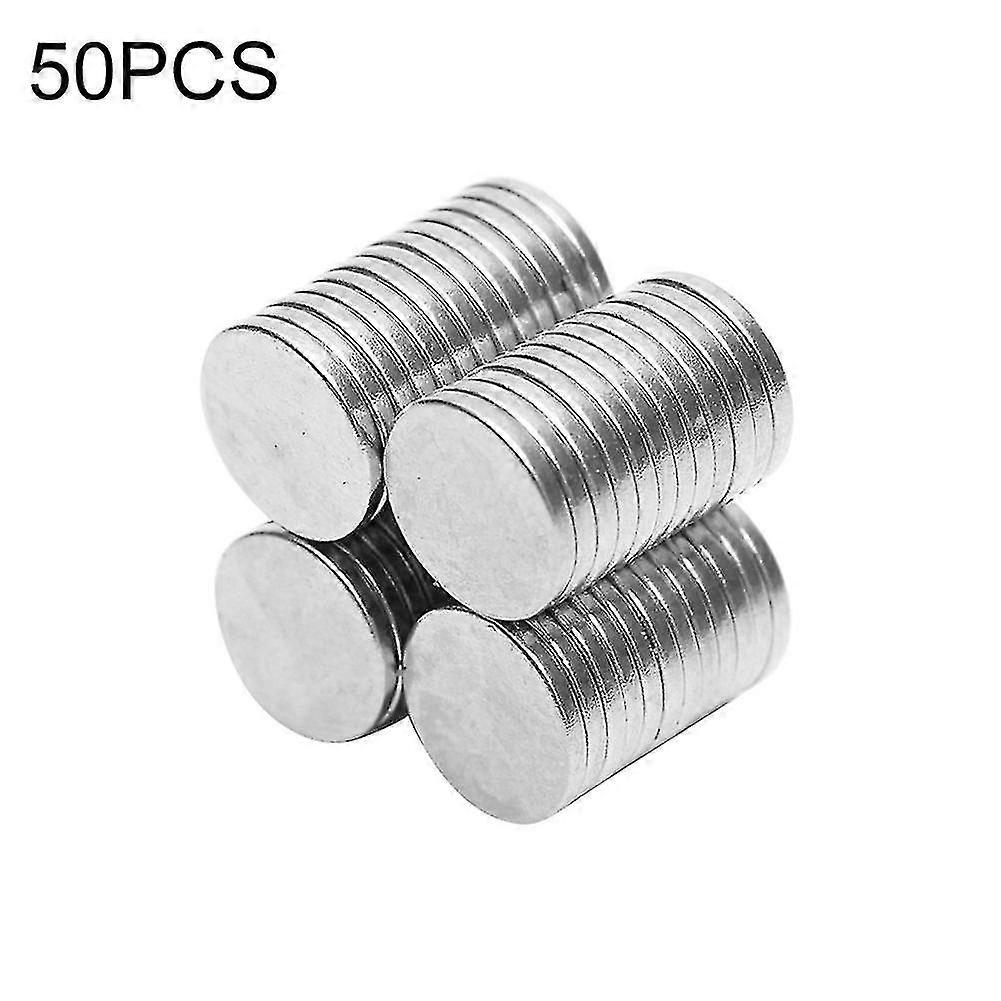 50pcs Multifunctional Diy 8x1mm N40 Round Disk Strong Rare Earth Ndfeb Magnets
